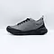 Gray-Black Color-Block Men’s Air Cushion Casual Sneakers - Breathable Lightweight Daily Commute Versatile Shoes